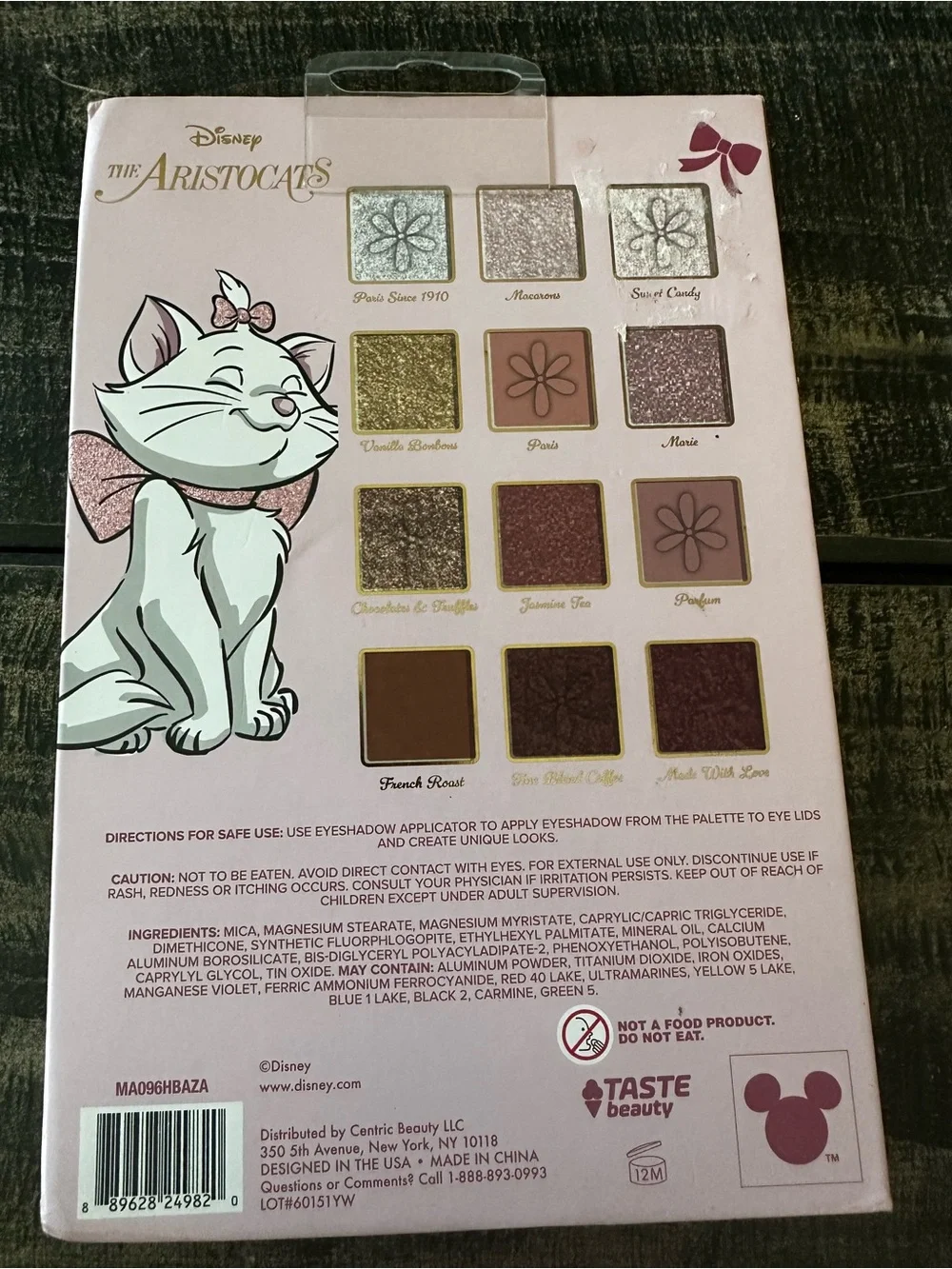 Disney The Aristocats Warm Tones Eyeshadow Palette